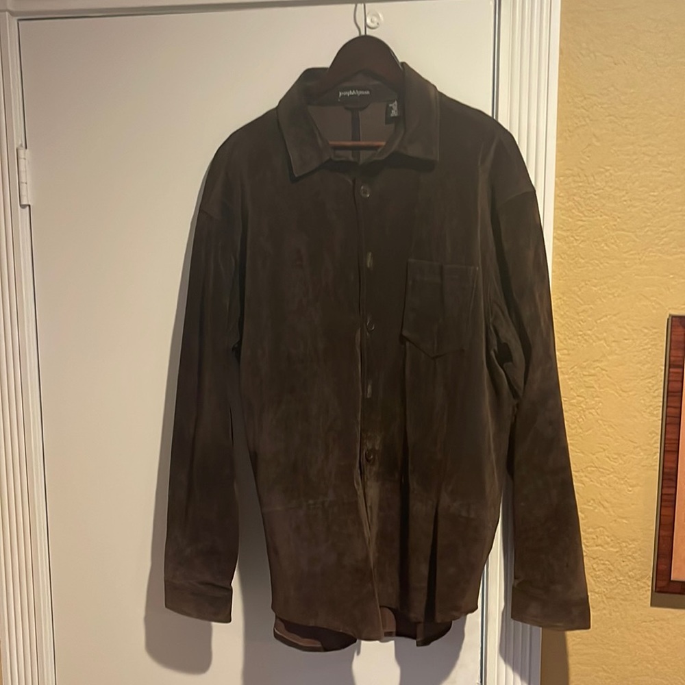 Men’s 100% Leather/Suede Shirt/Jacket